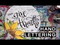 How to Hand Letter || Texas Art & Soul