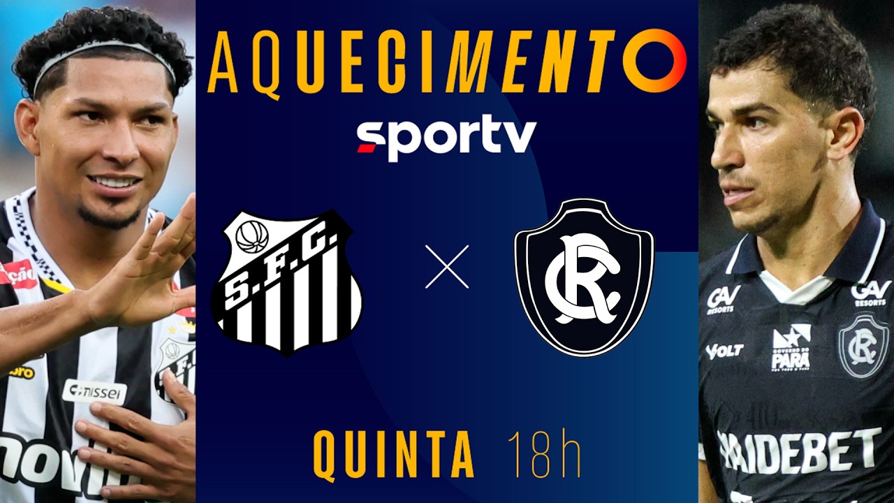 SANTOS X REMO | AQUECIMENTO AO VIVO | BRASILEIRÃO 2026 | #live | sportv