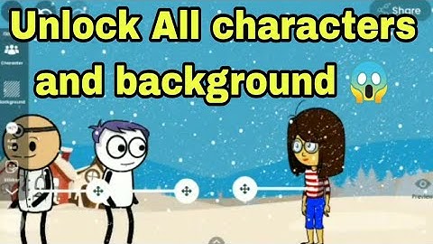 Unlock all characters and background in tweencraft app 😱 (2022)