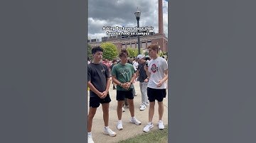 Asking Buckeyes about their favorite meals on campus! 🌯🥗