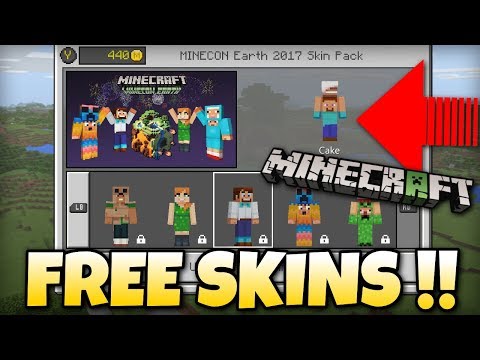 Minecraft News on X: A #MINECONEarth 2017 Skin Pack is available