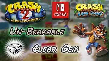 Un-Bearable - Clear Gem ⚪💎 (All boxes) ~ Crash Bandicoot 2: Cortex Strikes Back