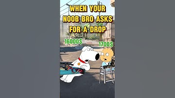 CS2: When your noob bro asks for a drop #cs2funny
