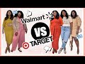 WALMART VS Target  HAUL Try on - Winter 2021 Outfits #WalmartHaul #Targethaul - Plus size Fashion