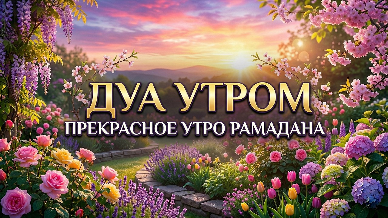 ☀️ ПРЕКРАСНОЕ УТРО РАМАДАНА ДУА И ПОКОЙ 🤍✨