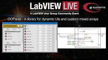 LabVIEW Live - OOPanel - A library for OO UIs and Custom Arrays