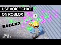 How To Use Voice Chat In Roblox