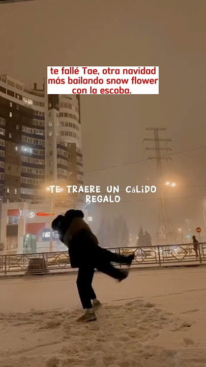 snow flower #taehyung #navidad2022