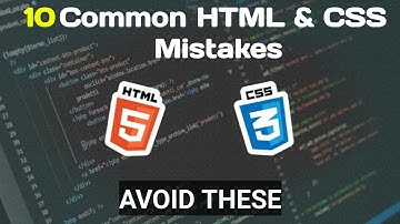 10 Common HTML & CSS Mistakes to Avoid | Beginner Coding Tips #coding #python