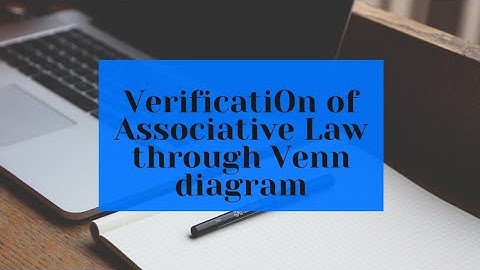 Verification of Associative Law through Venn diagram#maths #associativelaw associative #venndiagram