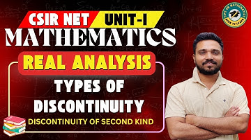 Discontinuity of 2nd kind- Types of discontinuity | continuity & differentiability | REAL ANALYSIS