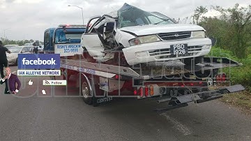 There was a fatal accident along the Sir Solomon Hochoy highway near the Papourie overpass in Debe