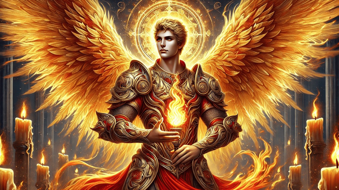 🔥¿QUIÉN ES el ARCÁNGEL URIEL? 💛 DESCUBRE su PODER CELESTIAL y la LUZ que TRANSFORMA tu VIDA ✨
