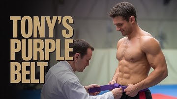 Tony Gets Promoted to Purple Belt After 5 Submissions