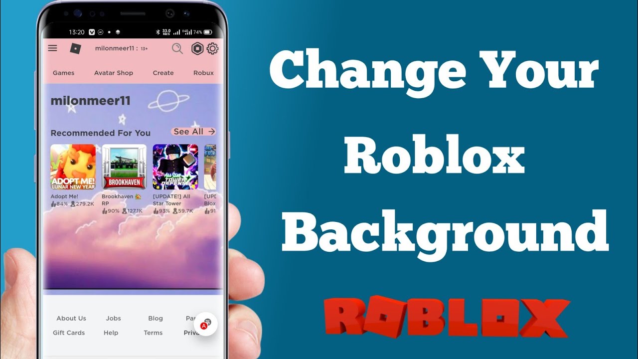 How to get a CUSTOM Roblox background *IN SECONDS* 