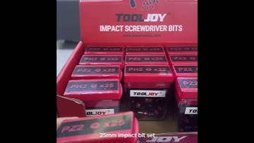 25mm impact bit set #screwdriver #screwdriverset  #tools #toolbox #precisionscrewdrivers#tooljoy