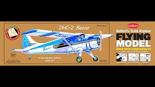 Guillow's DHC-2 Beaver Balsa Wood Kit, RC Conversion - Build 13