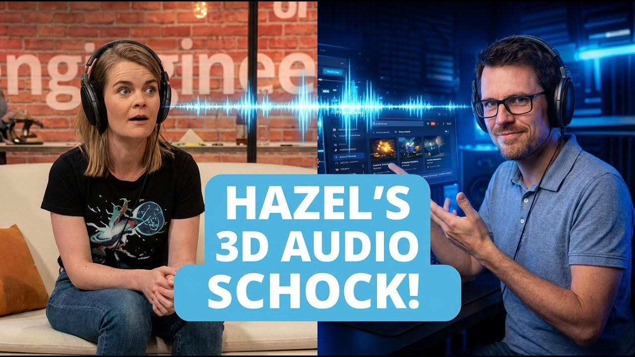 Hazel Brugger testet 3D Audio - Sound-Experte Martin Rieger erklärt den Hype