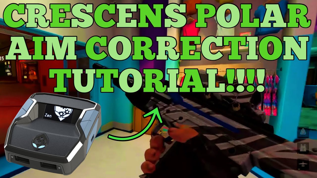CRESCENS POLAR AIM CORRECTION TUTORIAL BLACK OPS COLD WAR (CRONUS ZEN ...