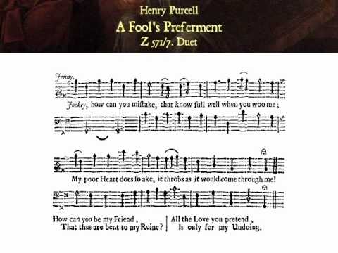 Purcell: Z 571/7. Jenny, 'gin you can love (A Fool...