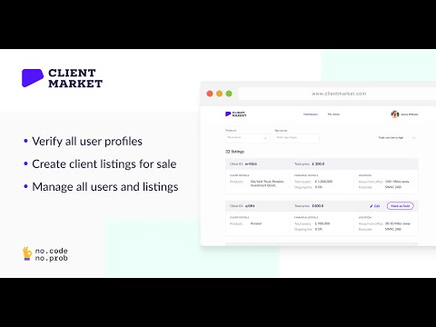 Client Market template demo | Bubble.io