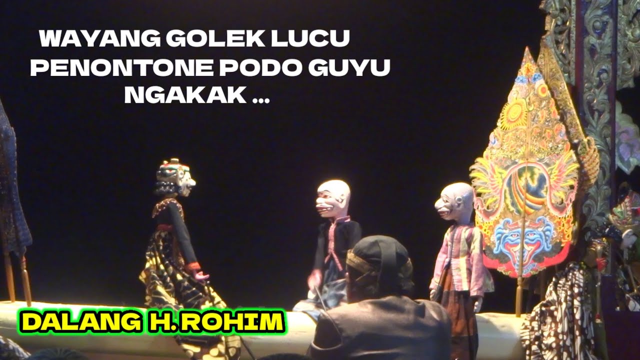 wayang golek lucu Ki dalang H.ROHIM dalam rangka Agustus an