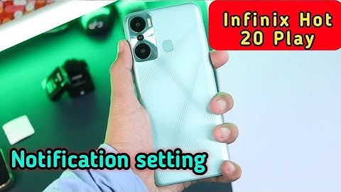 How To Hide Notification In Infinix Hot 20 Play, Infinix Hot 20 Play Mein Notification Kaise