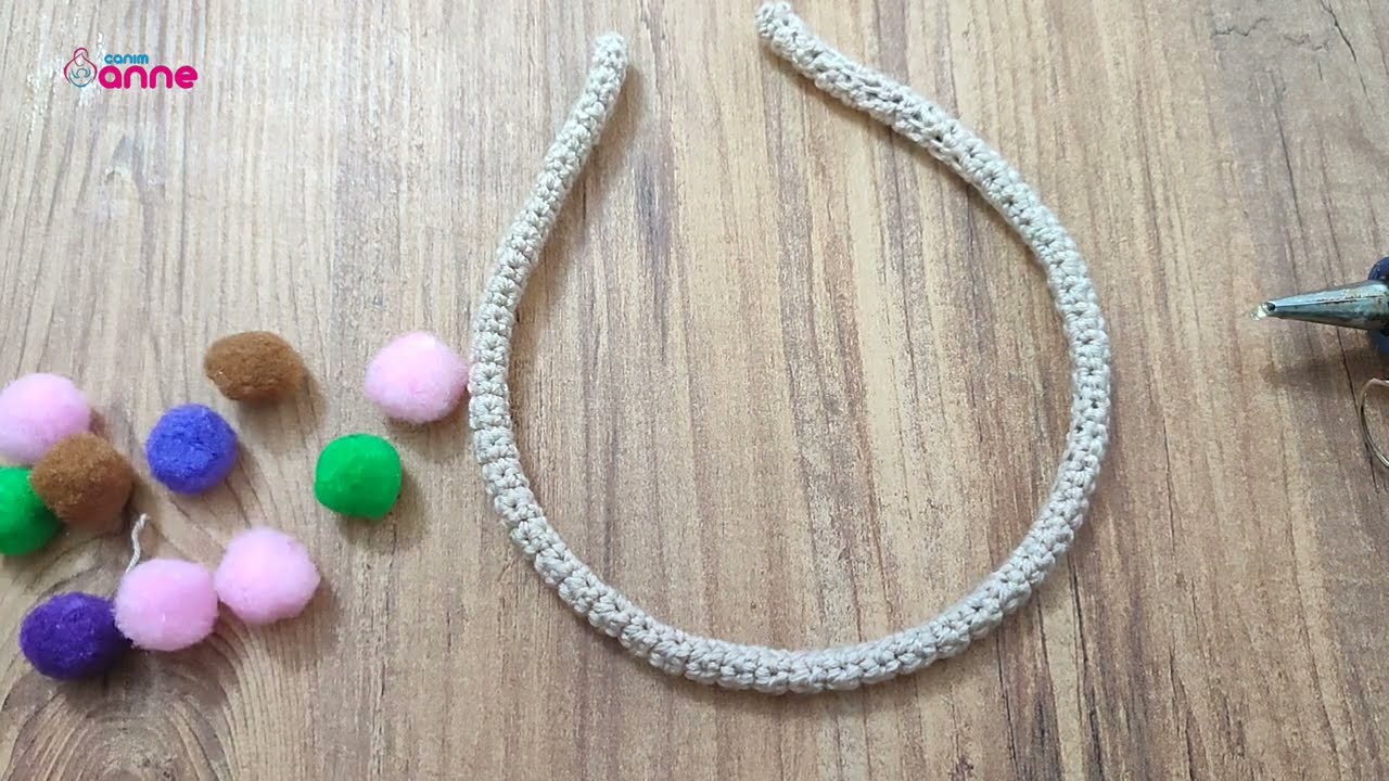 ponponlu taç yapımı