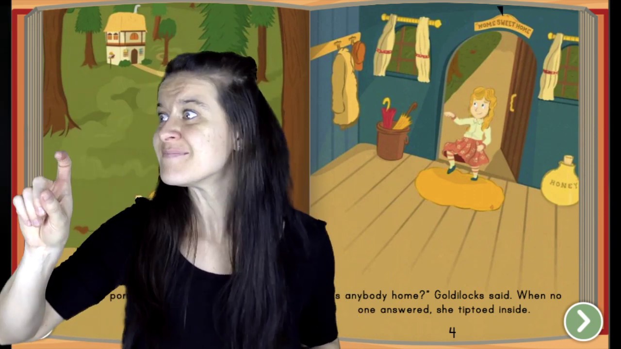 ASL Storytime Goldilocks and the Three Bears YouTube