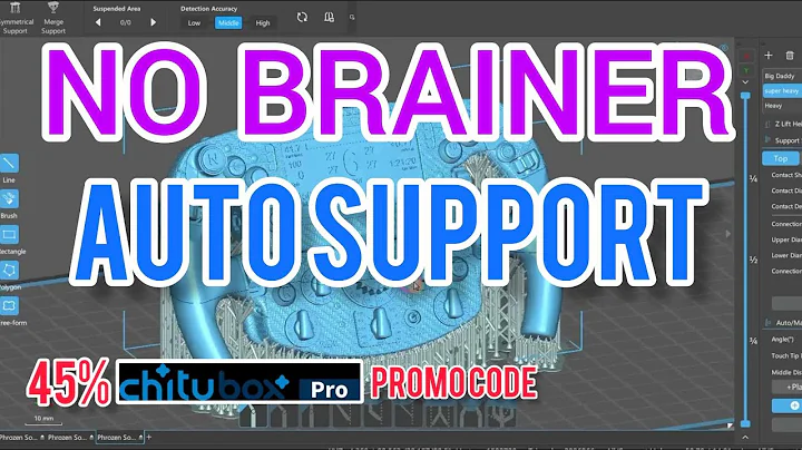 Masterclass Resin Printing Auto Support Test