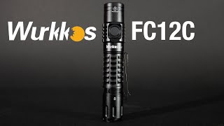 Wurkkos FC12C Tactical EDC Flashlight - Review and Unbox
