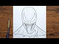 How To Draw Venom Step By Step Venom The Last Dance Easy Drawing Tutorial How To Draw Venom Step By Step Venom The Last Dance Easy Drawing Tutorial