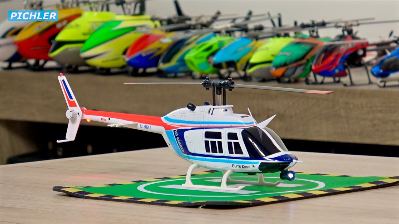 Jet Ranger Bell 206 Helicopter | Unboxing and Maiden Flights