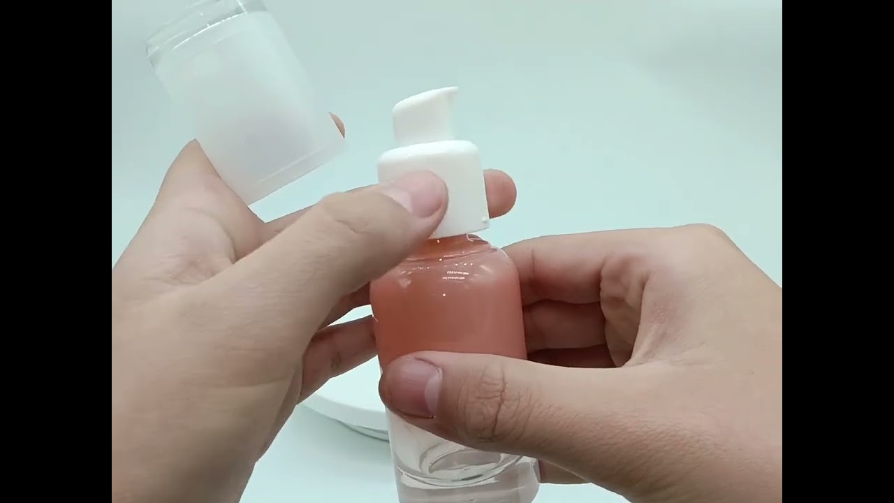 30-120ml skin care product glass set bottle glass lotion sub bottle