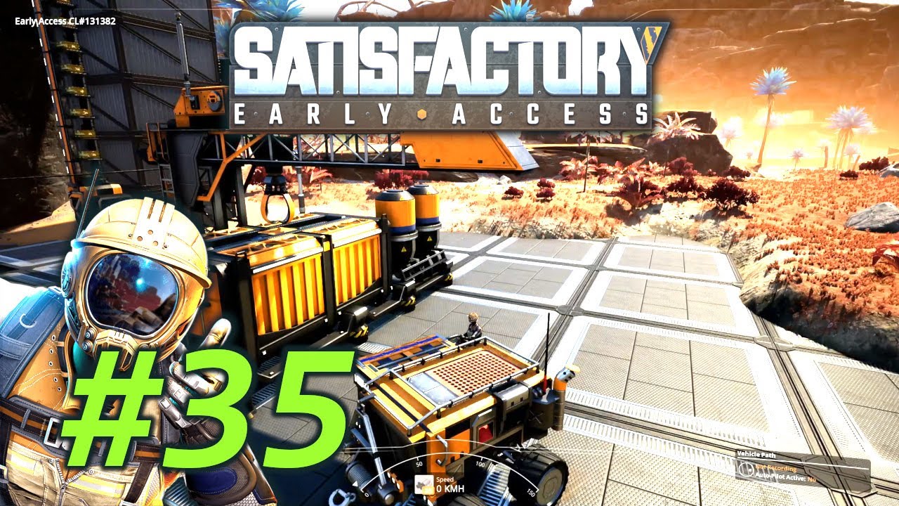 Setting Up Truck Stations Let's Play Satisfactory Update 3 Part 35