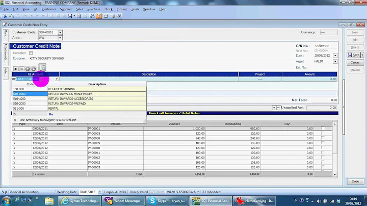 A024 Customer Credit Note - SQL Accounting Software