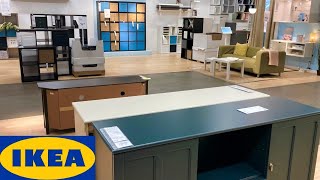 IKEA STORAGE FURNITURE TABLES CONSOLES TV STANDS BOOKCASES SHOP WITH ME SHOPPING STORE WALK THROUGH