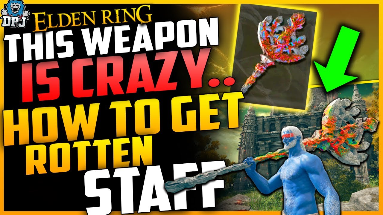 Elden Ring SECRET STAFF IS CRAZY How To Get Rotten Staff Amazing