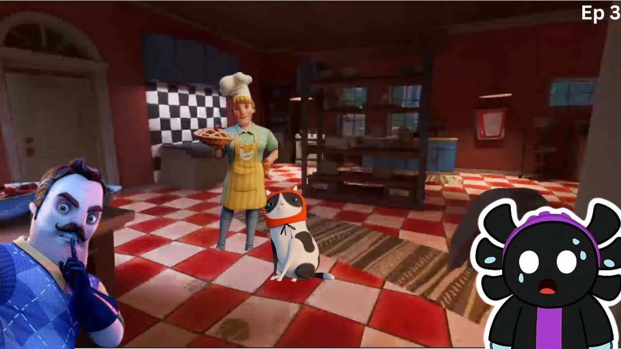 The neighbor returns and breaking into the bakery (Hello Neighbor 2) 