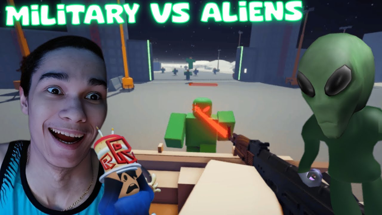 ALIEN ATTACK Roblox Military Vs Aliens YouTube 