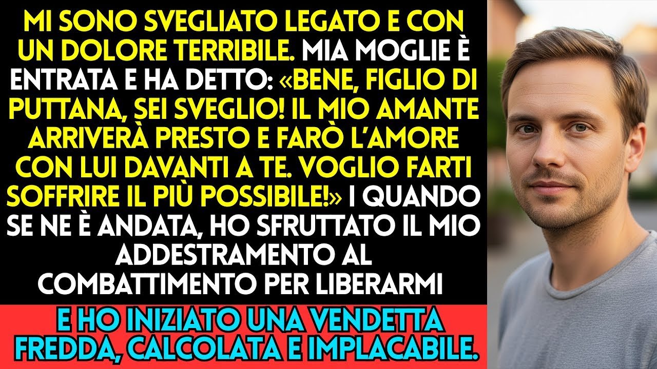 Mi Sono Svegliato Con Un Terribile Mal Di Testa E Legato Al Letto, Ma Poi Mia Moglie Infedele È E