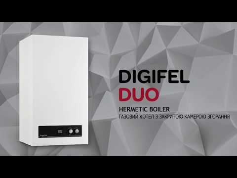 Турбированный Газовый котел Airfel Digifel Duo KM1-24CE, видео 1