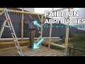 OSSATURE BOIS et LAMES Classe 4 abri bûches