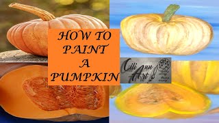How To Paint A Pumpkin Easy | Step By Step Tutorial for Beginners