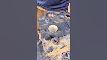 How to Install New Core Plug in Engine Block #mechanic #automobile #how #youtubeshorts #shorts #tips
