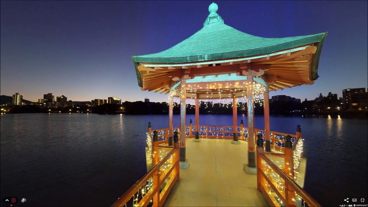 Matterport撮影 大濠公園イルミネーション Youtube Matterport撮影 大濠公園イルミネーション Youtube
