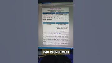 ESIC RECRUUTMENT 2022 START|TOTAL POST 3847|MTS.UDC.STENO|