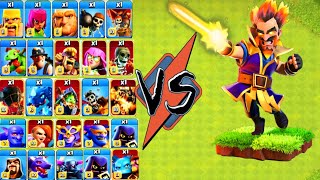 ElectroFire Wizard Vs All Troops | Clash Of Clans