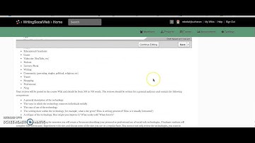 Wiki Table of Contents
