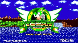 Yezan the Hedgehog - Longplay (sin comentarios, final bueno con las 6 Esmeraldas del Caos)